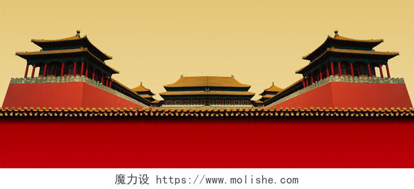中国皇宫大气背景